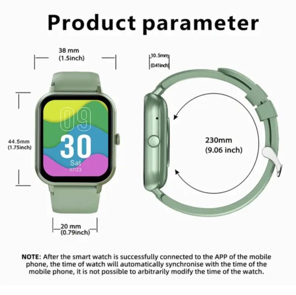 Smart Watch for Men Women - Answer/Make Calls/Quick Text Reply/AI Control, 1.83" for Android Phones iPhone Samsung Compatible IP67 Smartwatch Fitness Tracker Heart Rate Blood Oxygen Sleep Monitor/BLACK - Image 3