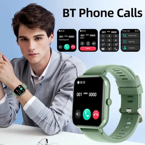 Smart Watch for Men Women - Answer/Make Calls/Quick Text Reply/AI Control, 1.83" for Android Phones iPhone Samsung Compatible IP67 Smartwatch Fitness Tracker Heart Rate Blood Oxygen Sleep Monitor/BLACK - Image 6